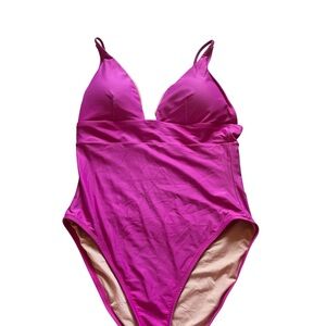 JCrew Women’s Pink One Piece Swimsuit